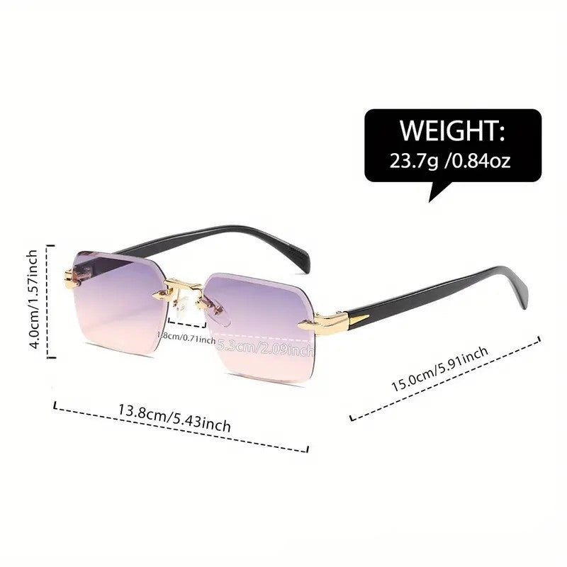 Alaric Rimless Shades - Buy 1 Get 1 Free
