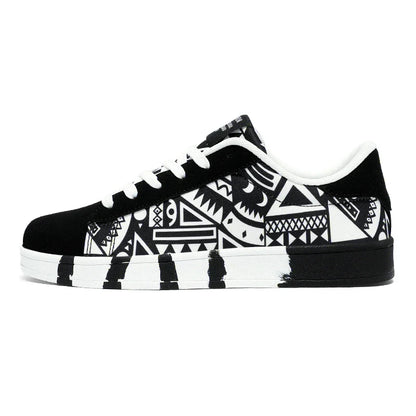 Pablo Men's Canvas Low-Top Sneakers: Durable, Graphic Print, Comfortable Everyday Footwear