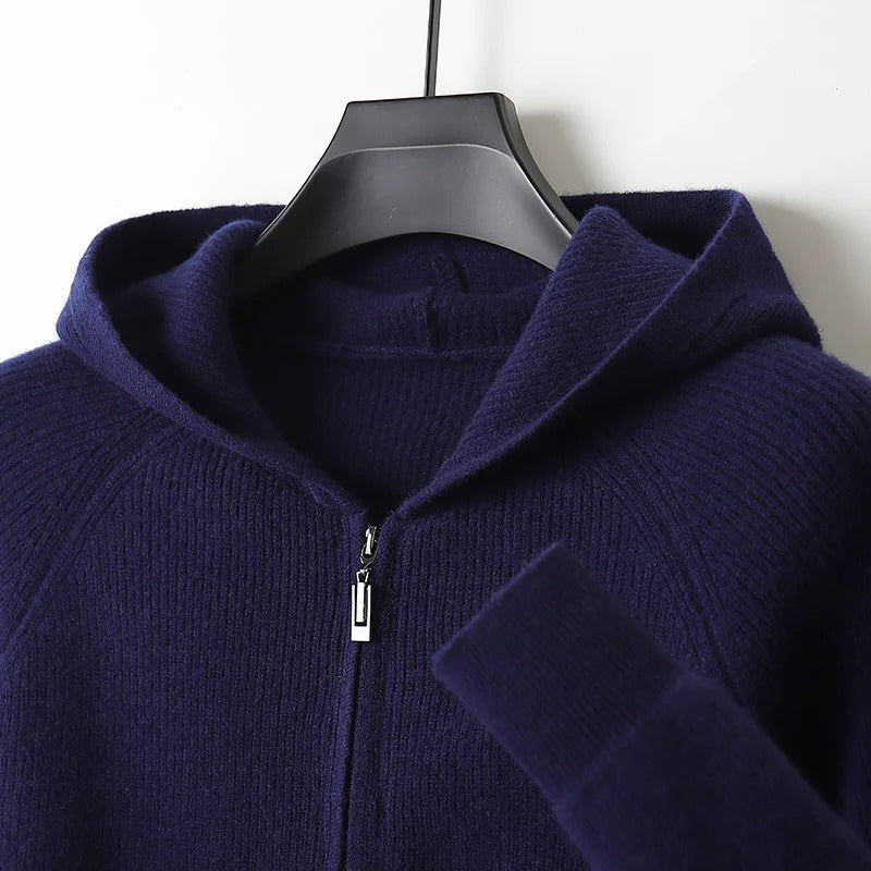 Enzo Merino Thickened Cardigan