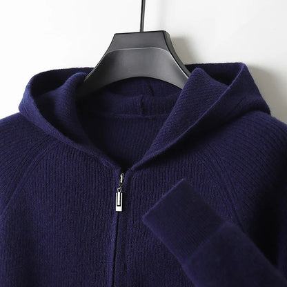 Enzo Merino Thickened Cardigan