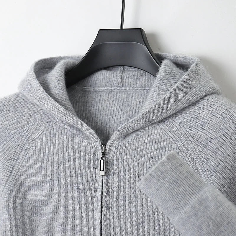 Enzo Merino Thickened Cardigan