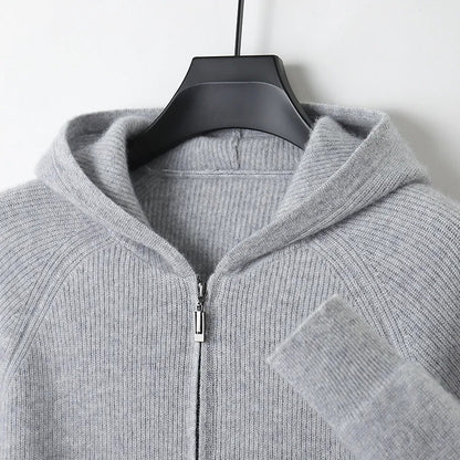 Enzo Merino Thickened Cardigan