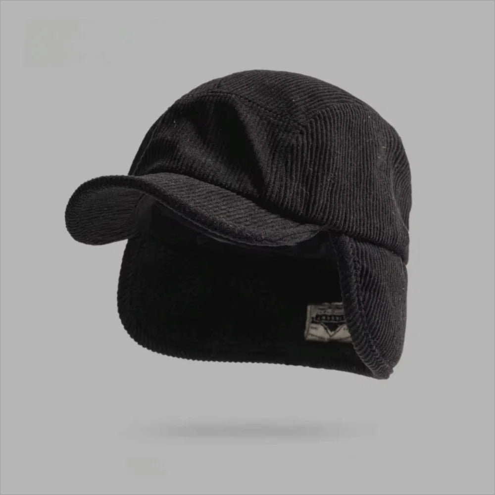 Valen Corduroy Earflap Cap (Buy 1 Get 1 Free)