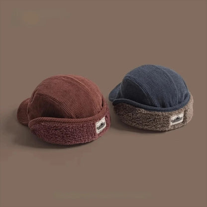 Valen Corduroy Earflap Cap (Buy 1 Get 1 Free)