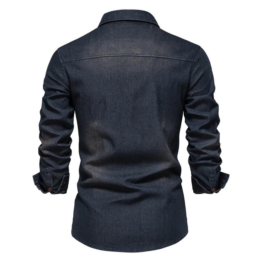 Aurel Cotton Denim Shirt