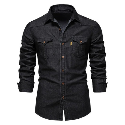 Aurel Cotton Denim Shirt