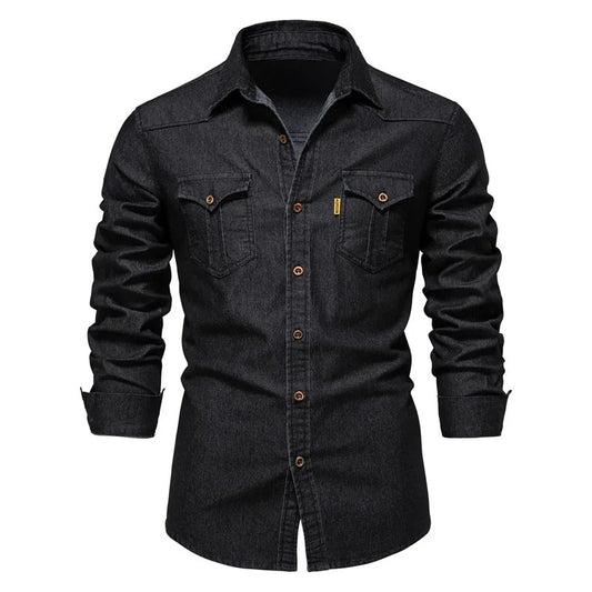 Aurel Cotton Denim Shirt
