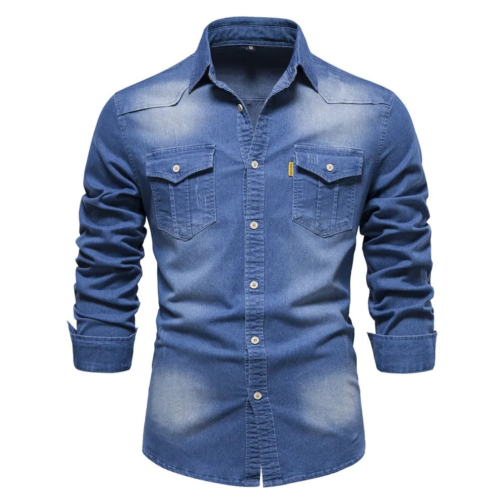 Aurel Cotton Denim Shirt